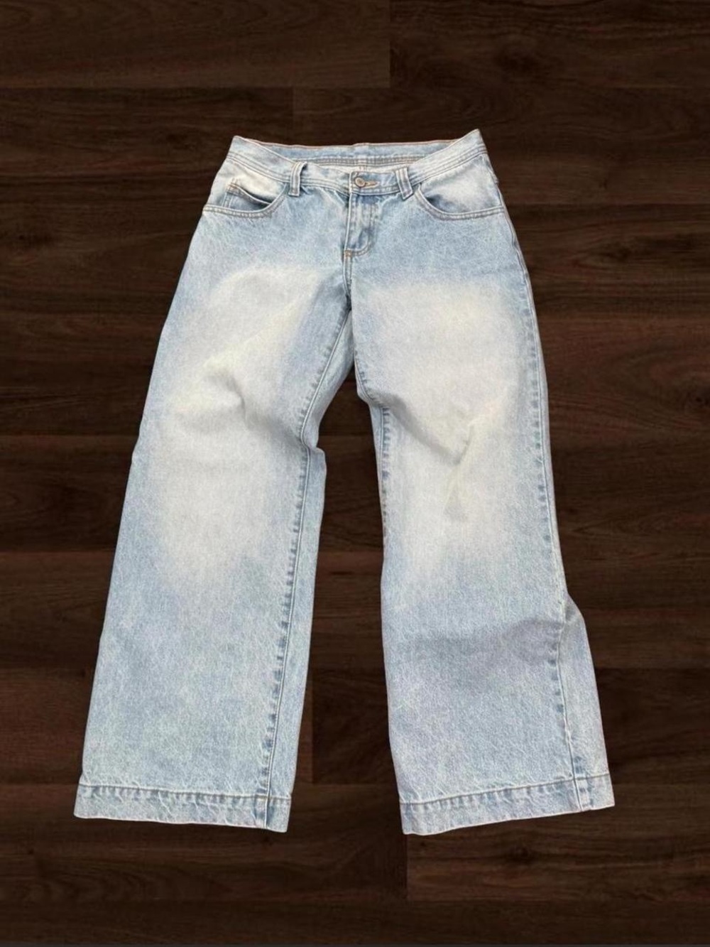 Brandy Melville Light Blue Wide Leg Jeans